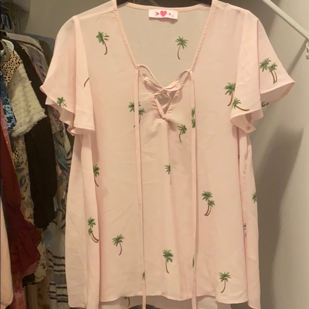 Pink blouse